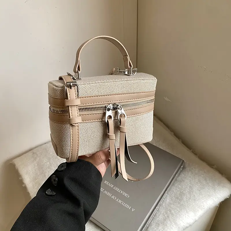 New Contrast Stitching 2025 Western Style Large Capacity Box Bag - Image 10