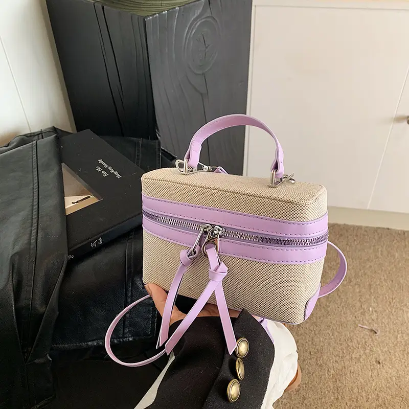 New Contrast Stitching 2025 Western Style Large Capacity Box Bag - Image 6