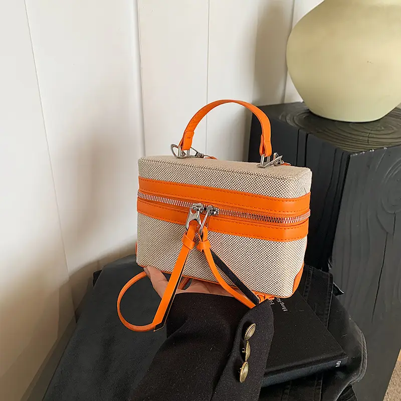 New Contrast Stitching 2025 Western Style Large Capacity Box Bag - Image 7