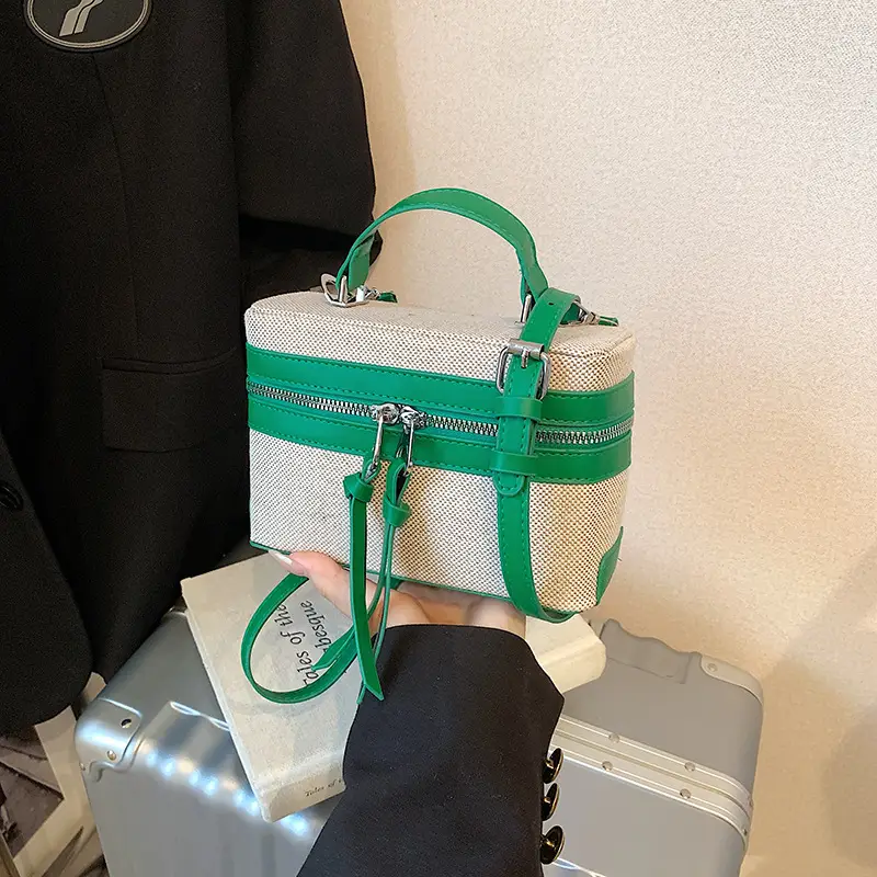 New Contrast Stitching 2025 Western Style Large Capacity Box Bag - Image 8