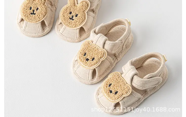 Baby Sandals Spring Summer 0-1 Yrs Non-Falling Soft Soled — feature 2