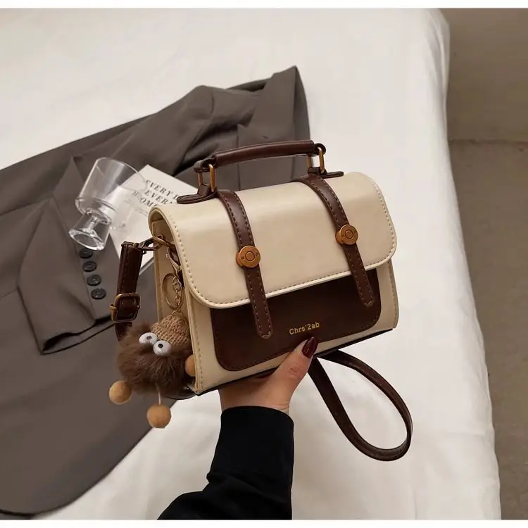 Women's Retro Brown Shoulder Bag 2024 Winter — feature 23
