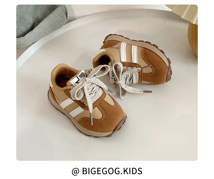 Korean Style Baby Sneakers Black Soft Sole 2025