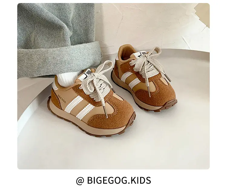 Korean Style Baby Sneakers Black Soft Sole 2025