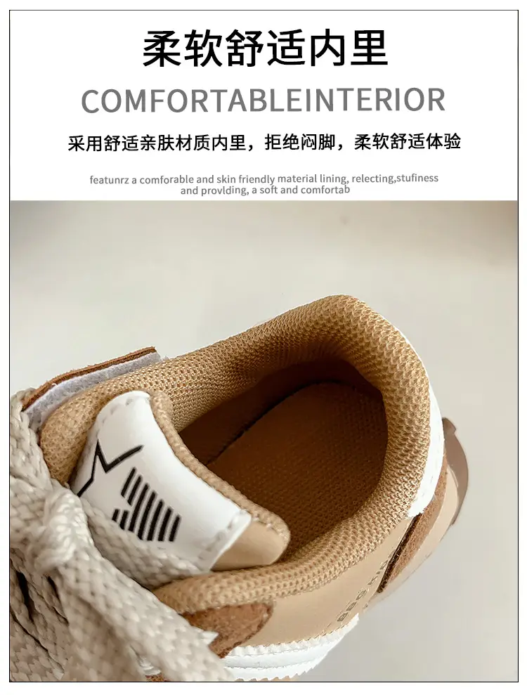 Korean Style Baby Sneakers Black Soft Sole 2025