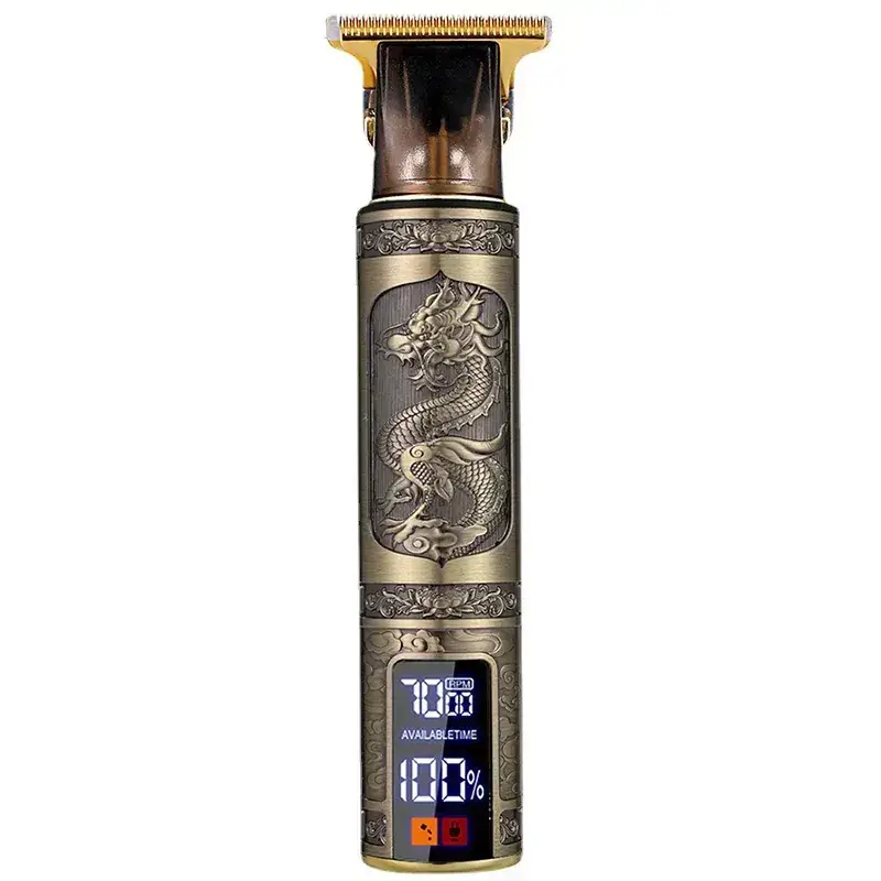Digital Display Electric Hair Clipper with 6 Attachments - Image 30