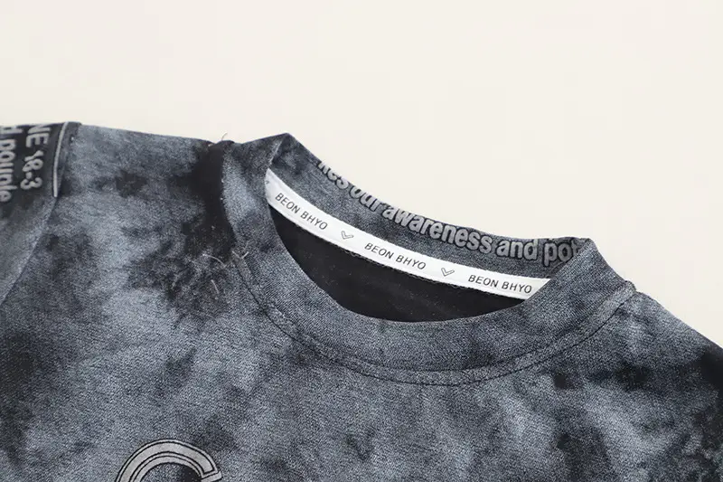 Boys 2Pc Bubble Letter T-Shirt Suit Summer 1-5Y — feature 5