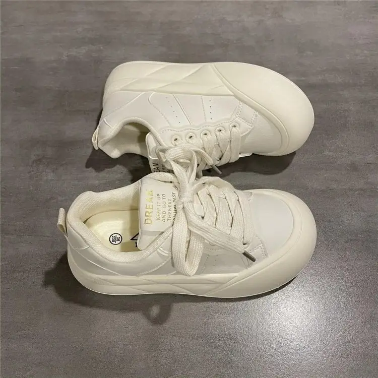 Women's Milk White Thick Skate Shoes 2025 - Image 7