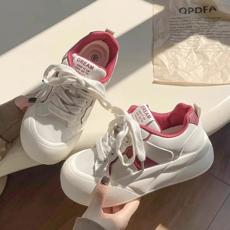 Women's Milk White Thick Skate Shoes 2025 - Image 2