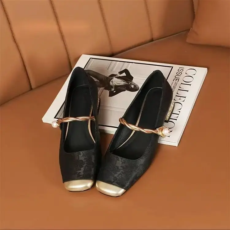 Green French Mary Jane Flats 2025 Spring Summer — feature 16
