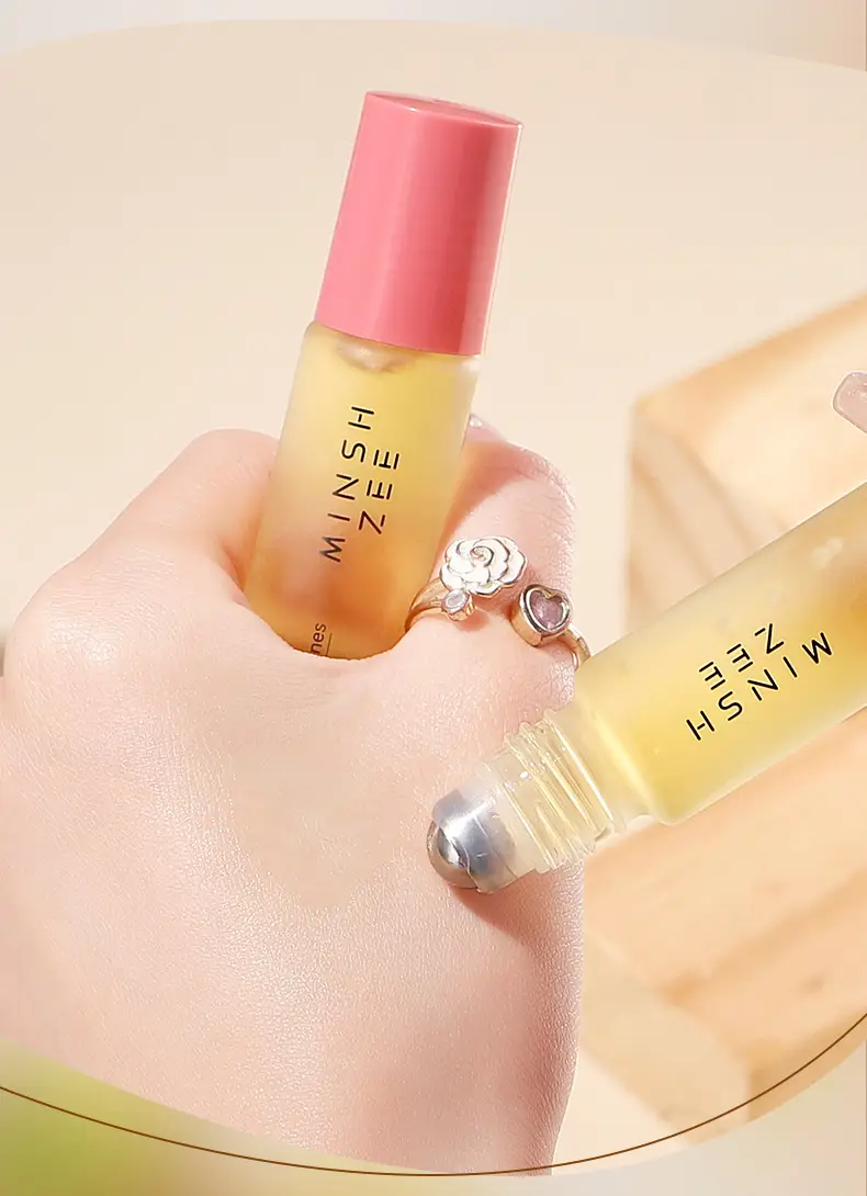 Ming Xizhi Eye Essence Roller for Anti-Wrinkle, Moisturizing, Nourishing, Pink Cap — feature 15