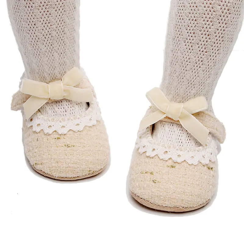 New Baby Shoes Spring Autumn Lace Bow Princess