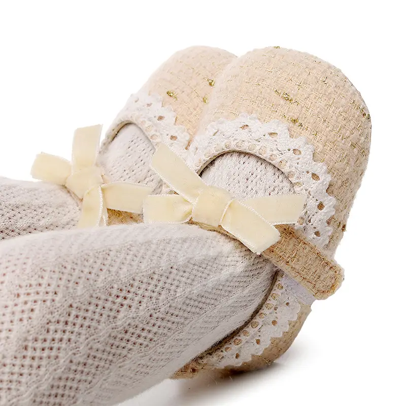 New Baby Shoes Spring Autumn Lace Bow Princess
