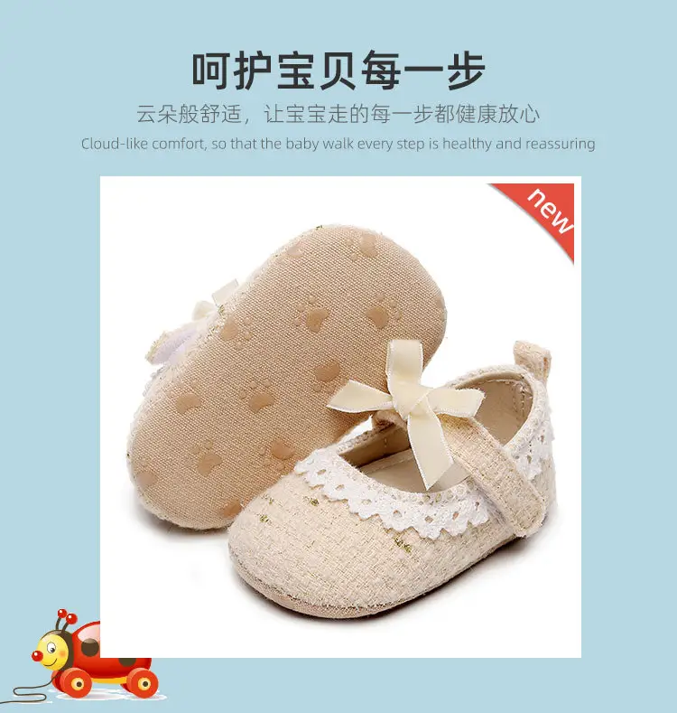 New Baby Shoes Spring Autumn Lace Bow Princess — feature 2