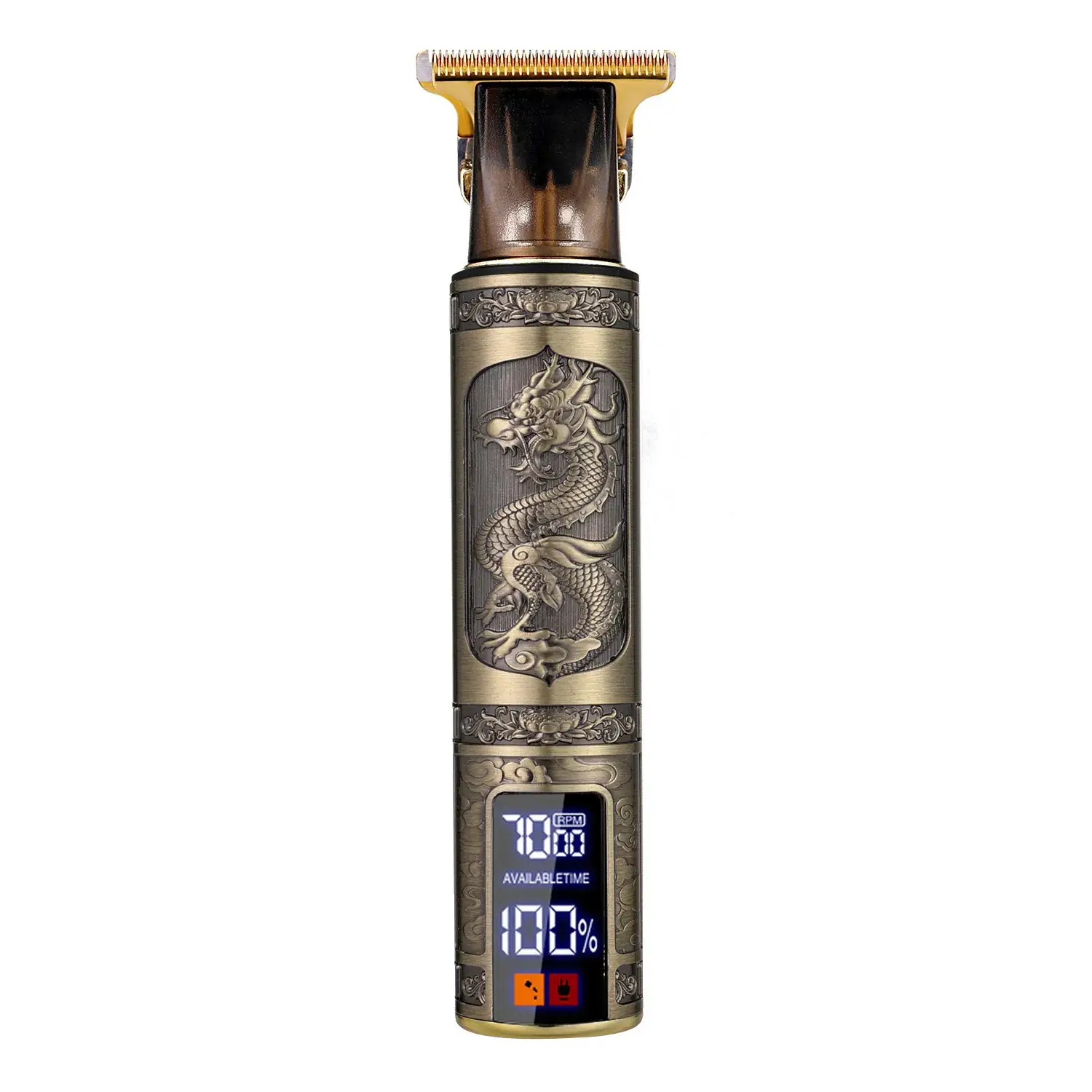 Digital Speed Hair Clipper with Dragon Design