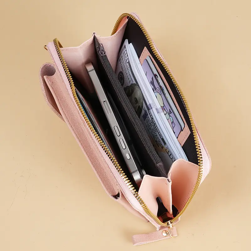 Women's Mini Satchel Phone Bag Grey Korean Style - Image 8