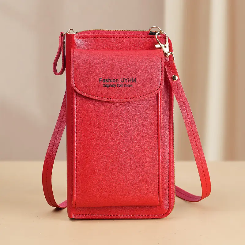 Women's Mini Satchel Phone Bag Grey Korean Style - Image 2