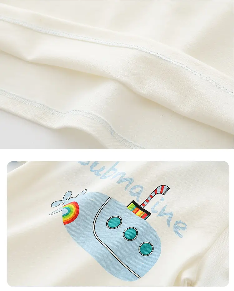 2026 Boys T-Shirt Set White Blue Short Sleeve Polo — feature 13
