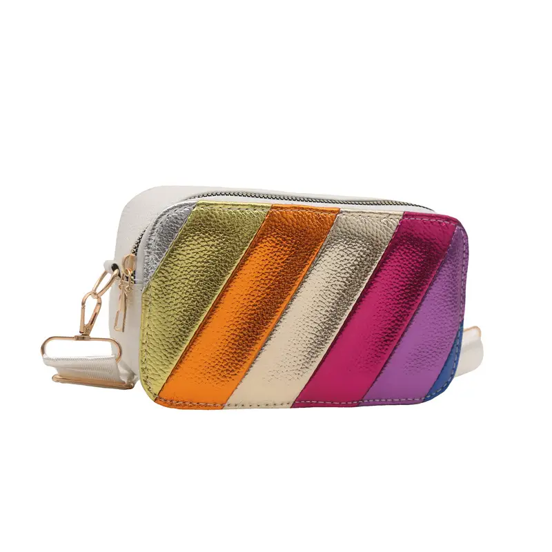 Rainbow Color Matching Crossbody Bag for Women 2025 - Image 7