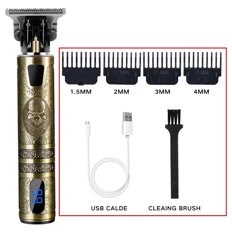 T9 Electric Hair Clipper with 3MM Blades & USB Charge - Image 6