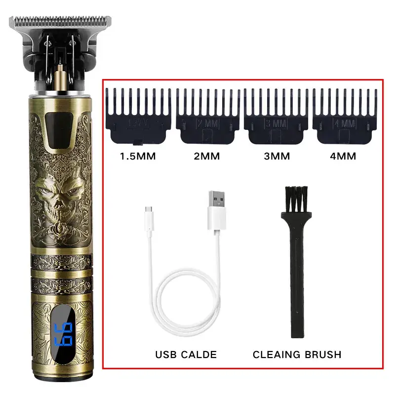 T9 Electric Hair Clipper with 3MM Blades & USB Charge - Image 7
