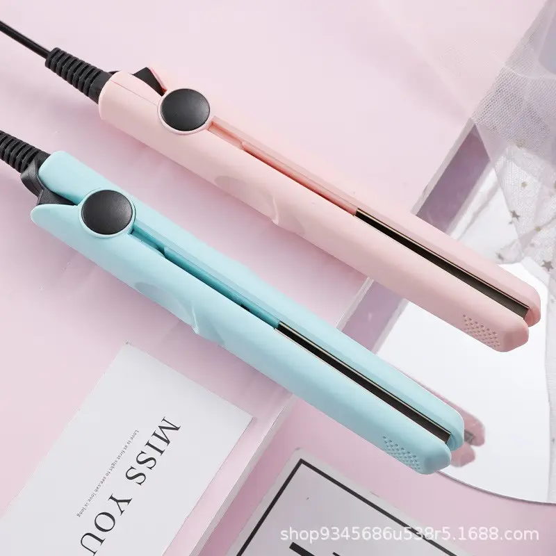 Mini Dual-Purpose Hair Straightener & Curler White - Image 7