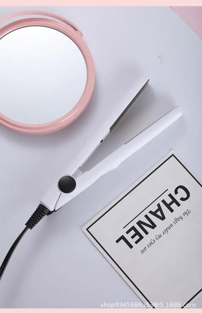 Mini Dual-Purpose Hair Straightener & Curler White — feature 23