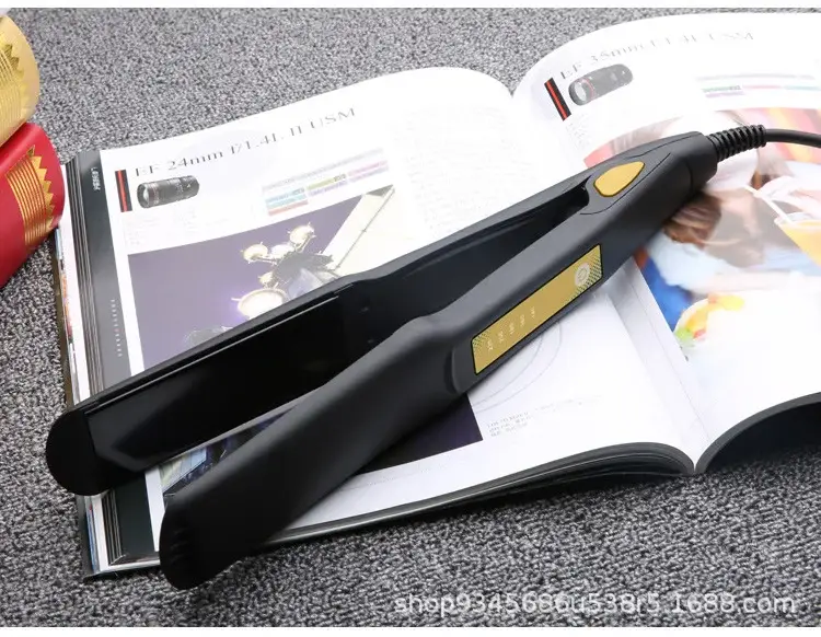 Mini Dual-Purpose Hair Straightener & Curler White — feature 38