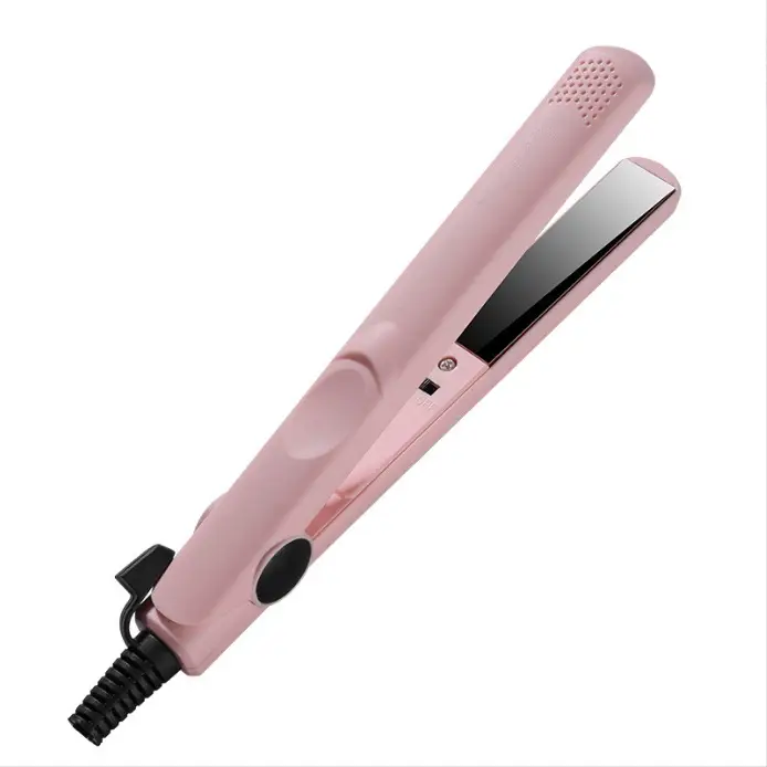 Mini Dual-Purpose Hair Straightener & Curler White - Image 4