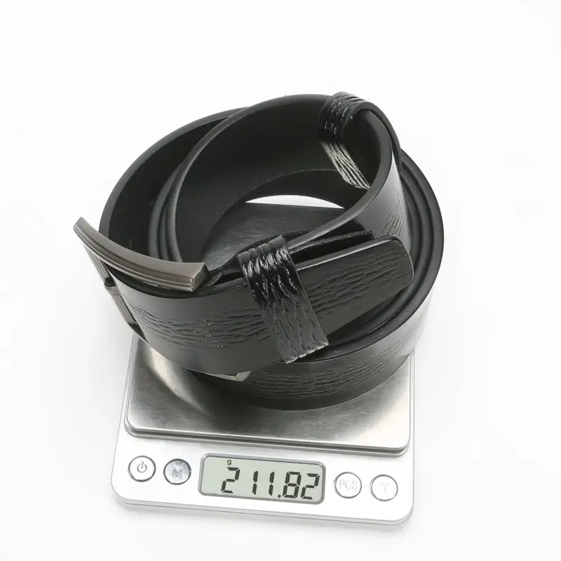Cross-border Men's Belt with Joker Buckle, Leather Strap, 4 Colors - Image 7