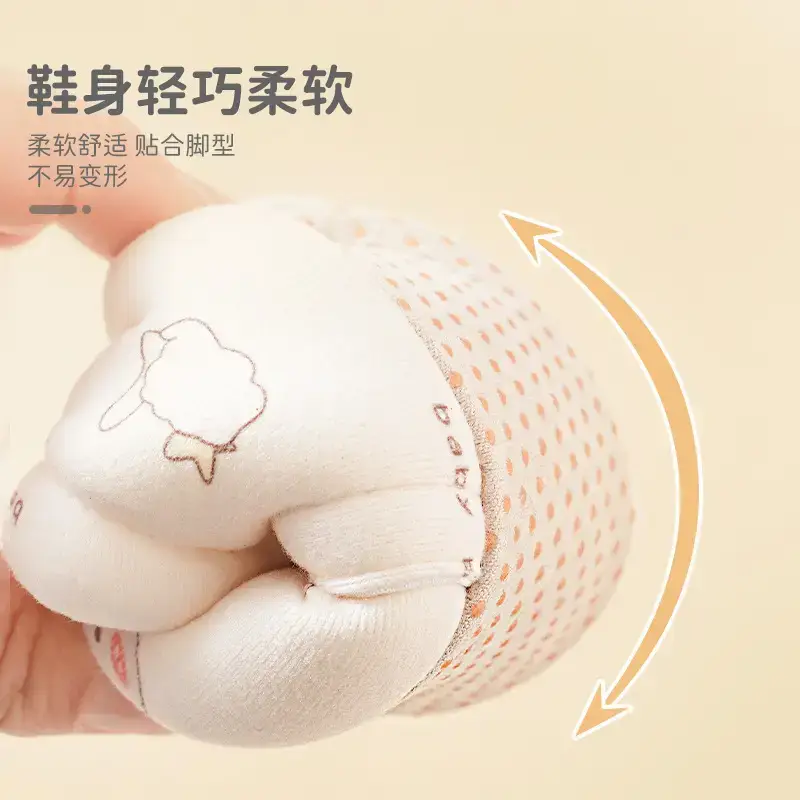 Pink Cartoon Baby Shoes 6-12 Anti-Slip