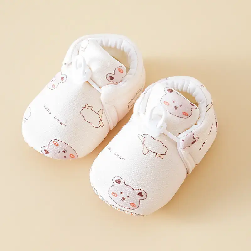 Pink Cartoon Baby Shoes 6-12 Anti-Slip
