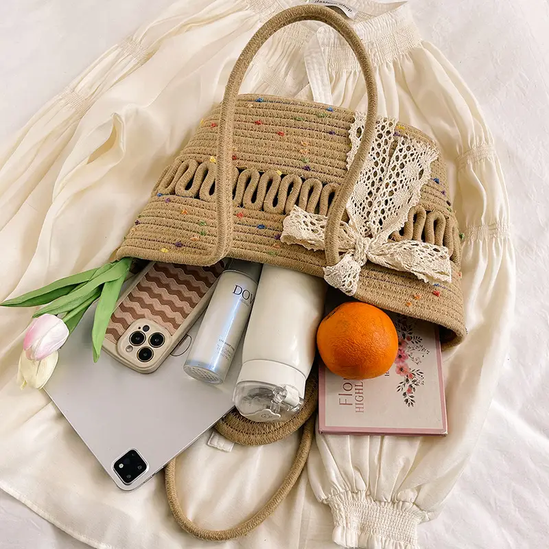 2026 Summer Straw Woven Tote Bag Large Capacity