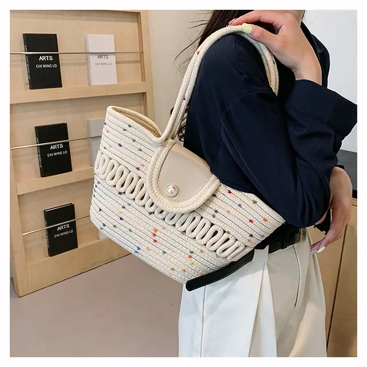 2026 Summer Straw Woven Tote Bag Large Capacity — feature 10