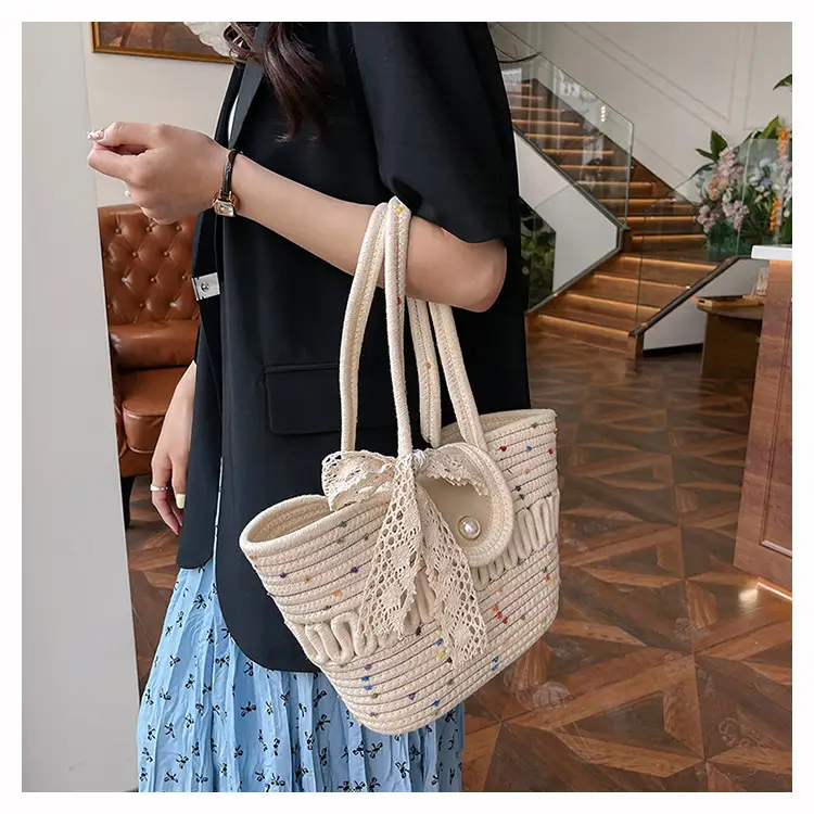 2026 Summer Straw Woven Tote Bag Large Capacity — feature 16