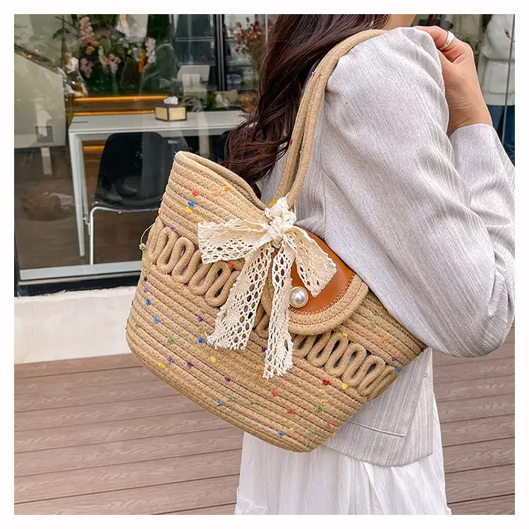 2026 Summer Straw Woven Tote Bag Large Capacity — feature 17