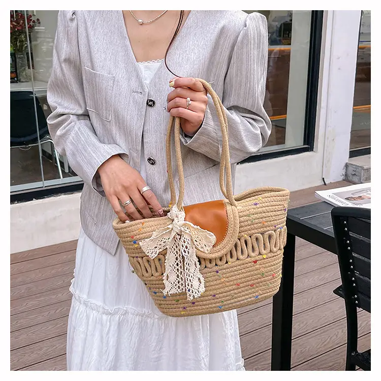 2026 Summer Straw Woven Tote Bag Large Capacity — feature 18