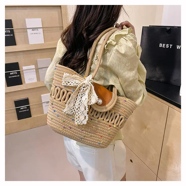 2026 Summer Straw Woven Tote Bag Large Capacity — feature 19