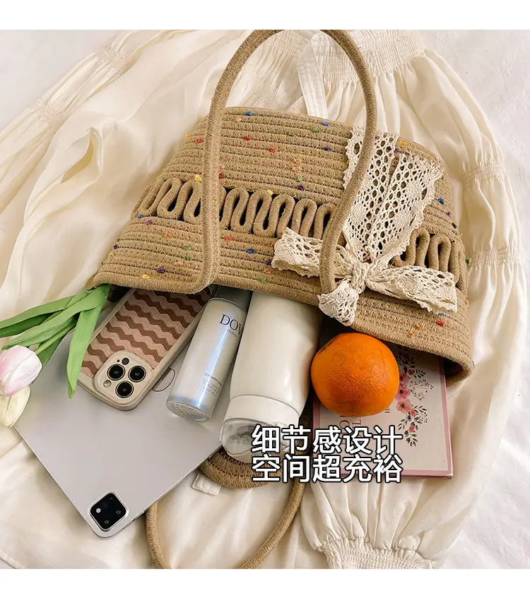 2026 Summer Straw Woven Tote Bag Large Capacity — feature 5