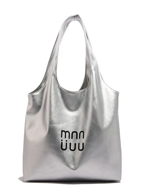 Silver MN UUU Large Capacity Tote Bag 2025 - Image 8