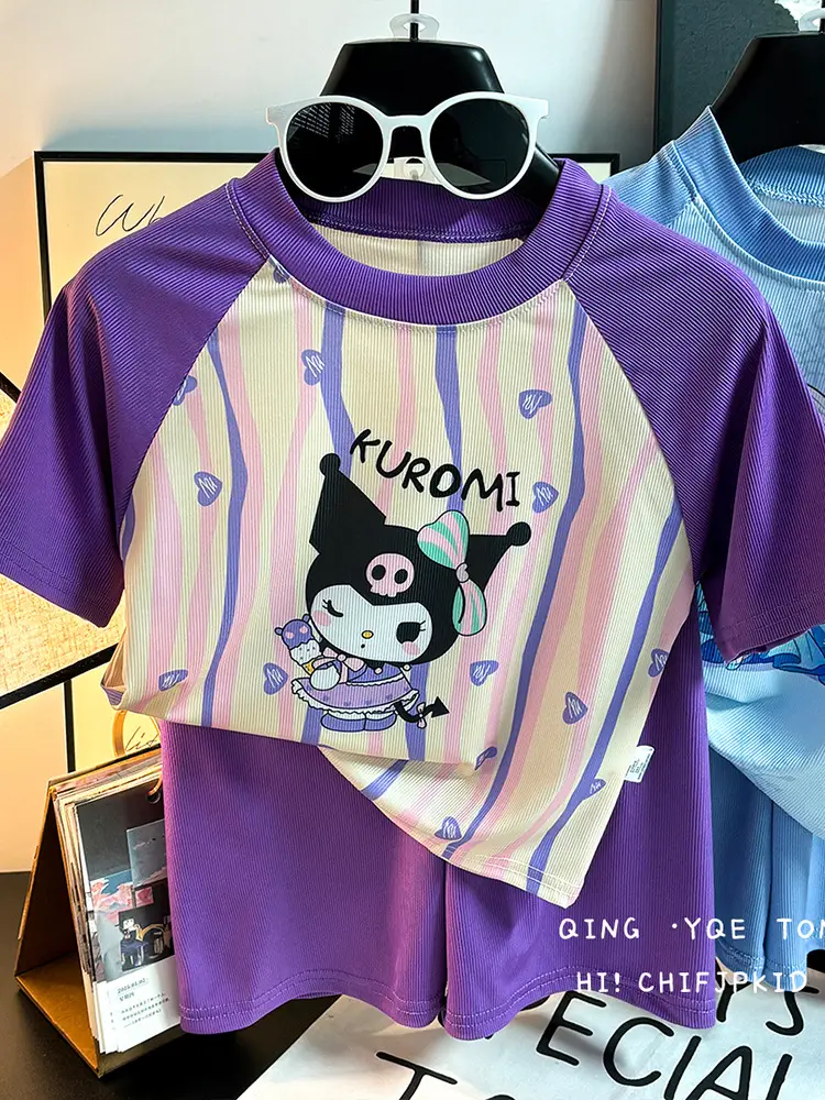 Boys Cartoon T-Shirt Grey Light Blue Short Sleeve - Image 9