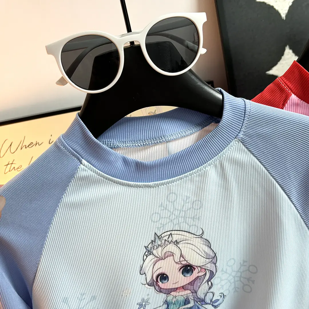 Boys Cartoon T-Shirt Grey Light Blue Short Sleeve — feature 9