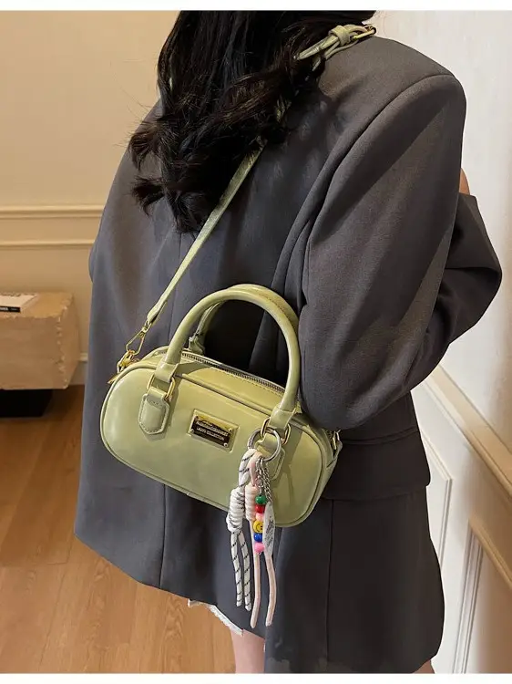 Women's Pink Crossbody Bowling Bag 2025 New Spring Summer - Image 7