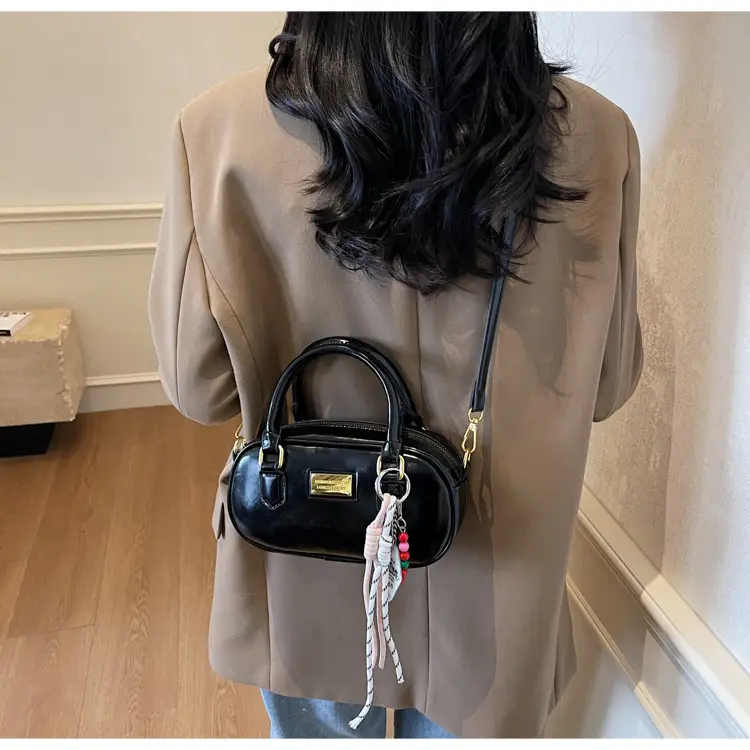 Women's Pink Crossbody Bowling Bag 2025 New Spring Summer — feature 20