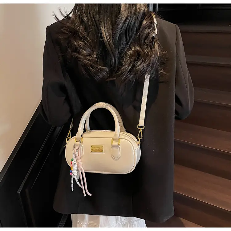 Women's Pink Crossbody Bowling Bag 2025 New Spring Summer — feature 29