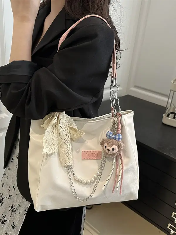 Large Capacity One Shoulder Tote Bag for Women - Image 3