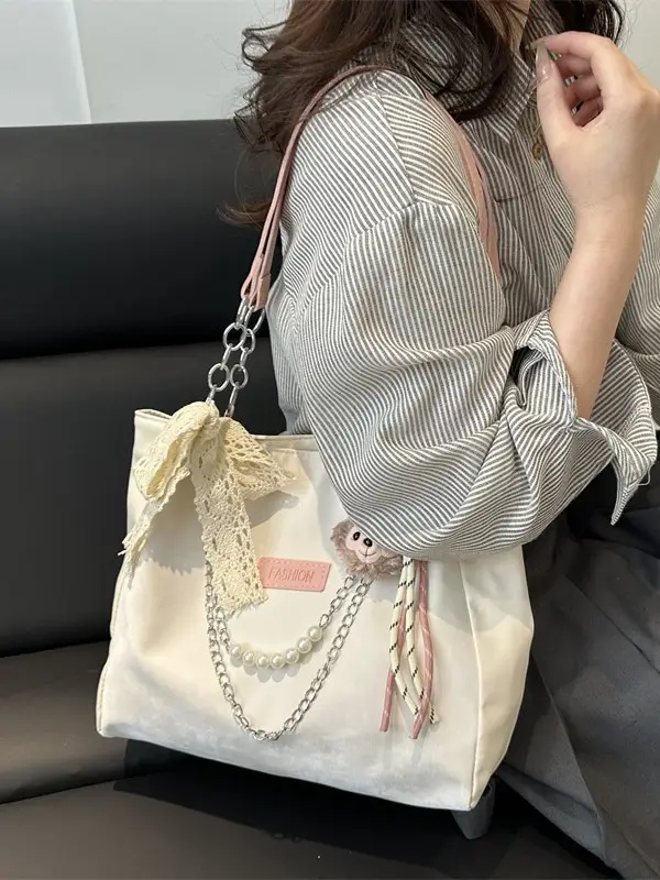 Large Capacity One Shoulder Tote Bag for Women - Image 4