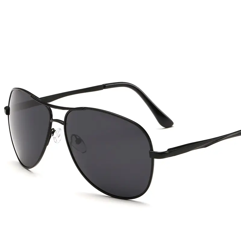 Men's Polarized UV400 Driving Sunglasses Gold Frame - Image 2