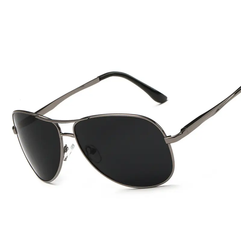 Men's Polarized UV400 Driving Sunglasses Gold Frame - Image 4