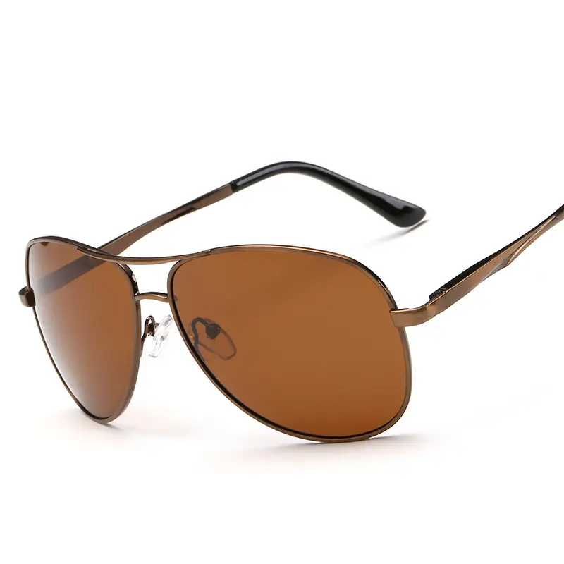 Men's Polarized UV400 Driving Sunglasses Gold Frame